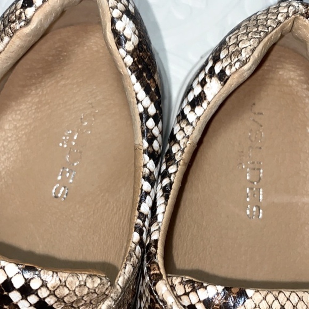 J/Slides Snakeskin Slip On Platform Sneakers - image 6